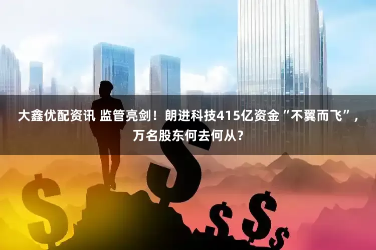 大鑫优配资讯 监管亮剑！朗进科技415亿资金“不翼而飞”，万名股东何去何从？